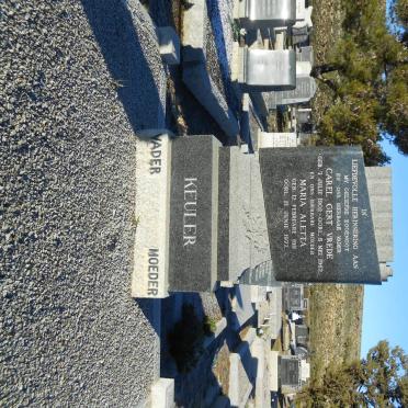 KEULER Carel Gert Vrede 1902-1962 &amp; Maria Aletta 1911-1977