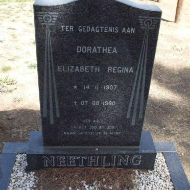 NEETHLING Elizabeth Regina 1907-1990