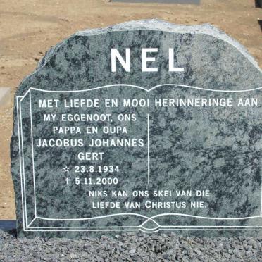 NEL Jacobus Johannes Gert 1934-2000