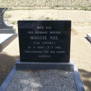NEL Maggie nee COETZEE 1898-1982