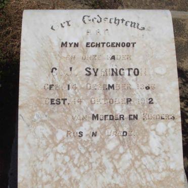 SYMINGTON C.J. 1866-1912