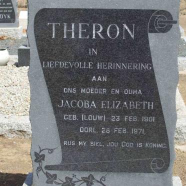 THERON Jacoba Elizabeth nee LOUW 1901-1971