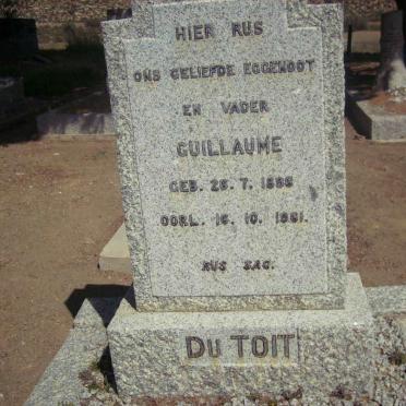 TOIT Guillaume, du 1896-1961