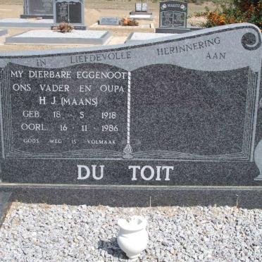 TOIT H.J., du 1918-1986