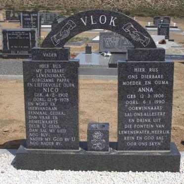 VLOK Nico 1902-1978 &amp; Anna 1906-1990