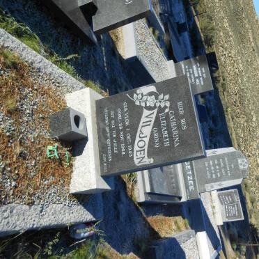 VILJOEN Catharina Elizabeth nee VLOK 1943-1968