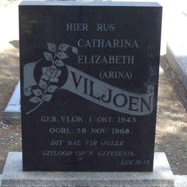 VILJOEN Elizabeth nee VLOK 1943-1968