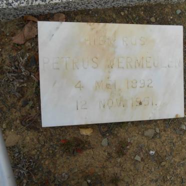 VERMEULEN Petrus 1892-1951