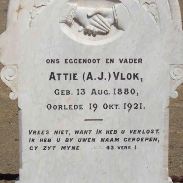 VLOK A.J. 1880-1921
