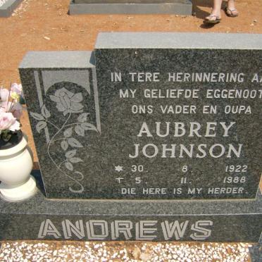 ANDREWS Aubrey Johnson 1922-1988