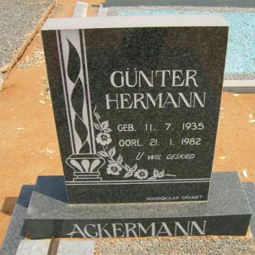 ACKERMAN Günter Hermann 1935-1982