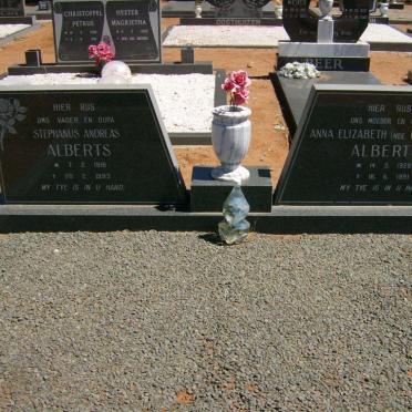 ALBERTS Stephanus Andreas 1916-1993 &amp; Anna Elizabeth BOTES 1928-1991