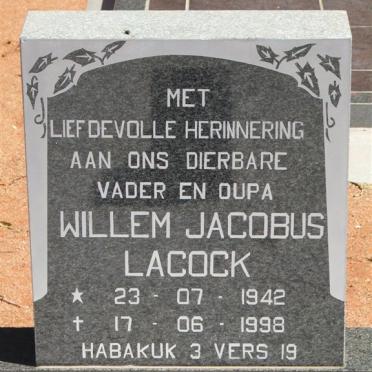 BUYS Willem Jacobus Lacock 1942-1998