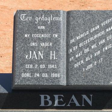 BEAN Jan H. 1943-1986