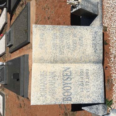 BOOYSEN Johannes Abraham 1905-1993