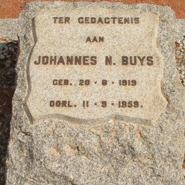 BUYS Johannes N. 1919-1959