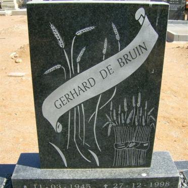 BRUIN Gerhard, de 1945-1998