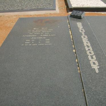 BEZUIDENHOUT Andries Adriaan Jacobus 1916-1981