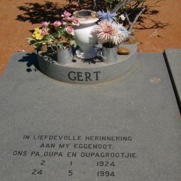 BADENHORST Gert 1924-1994 &amp; Anna 1926-
