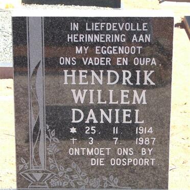 BOTES Hendrik Willem Daniel 1914-1987