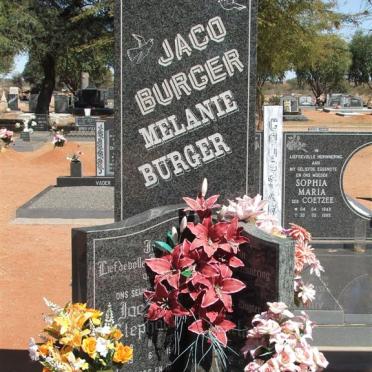BURGER Jacobus Stephanus 1971-1994 :: BURGER Melanie 1979-2002