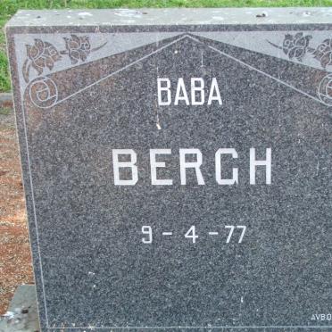 BERGH Baba 1977-1977