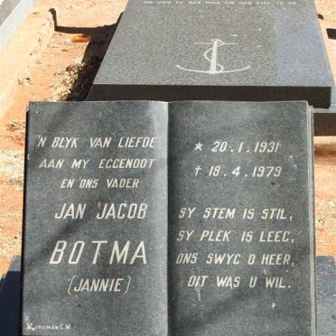 BOTMA Jan Jacob 1931-1979