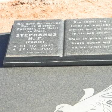 BOSHOFF Stephanus H.P. 1943-2007 &amp; Johanna C.J. BÜRGER  -1946