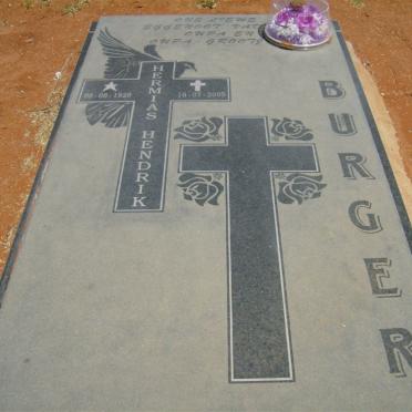 BURGER Hermias Hendrik 1928-2005