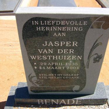 BENADE Jasper van der Westhuizen 1935-2004