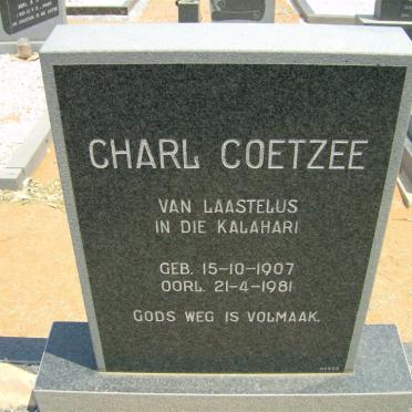 COETZEE Charl 1907-1981