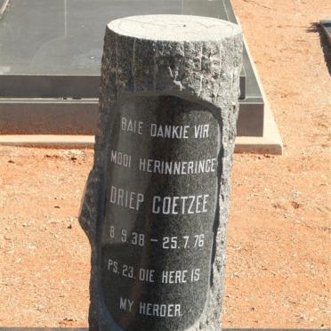 COETZEE Driep 1938-1976