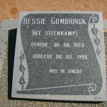 COMBRINCK Bessie nee STEENKAMP 1923-1995