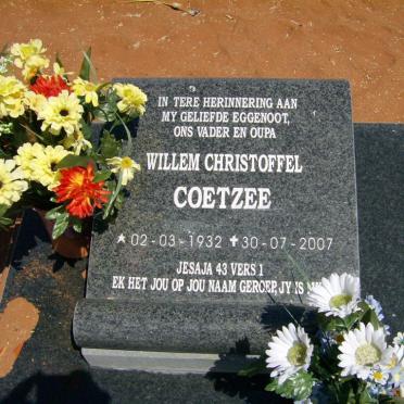 COETZEE Willem Christoffel 1932-2007