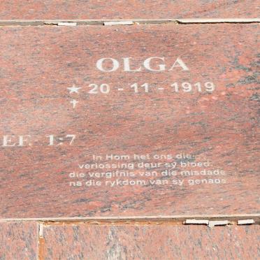 COETZER Olga 1919-