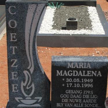 COETZEE Maria Magdalena 1949-1996