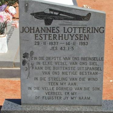 ESTERHUYSEN Johannes Lottering 1937-1993