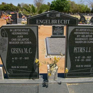 ENGELBRECHT Petrus J.J. 1921-2000 &amp; Gesina M.C. 1931-