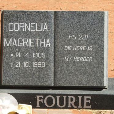 FOURIE Cornelia Magrietha 1905-1990