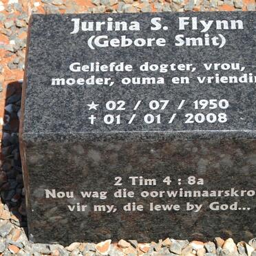 FLYNN Jurina S. nee SMIT 1950-2008