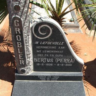 GROBLER Albertus Johannes 1936-2001