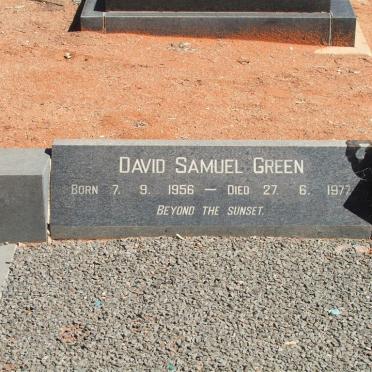 GREEN David Samuel 1956-1977