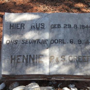 GREEFF Hennie 1948-1948
