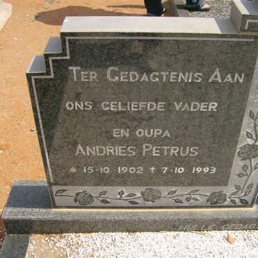 HANEKOM Andries Petrus 1902-1993