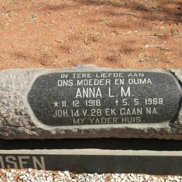 HOLTZHAUSEN Stephanus H. 1911-1979 &amp; Anna L.M. 1918-1988