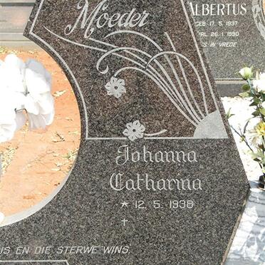 HANEKOM Johanna Catharina 1938-