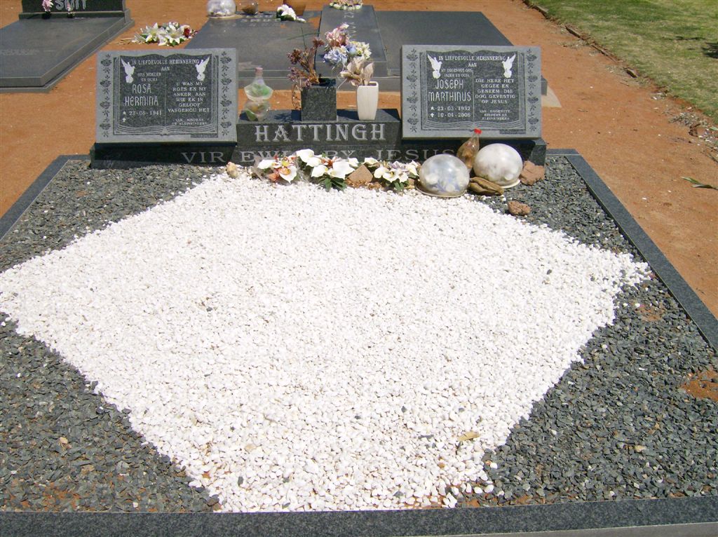 HATTINGH Joseph Marthinus 1932-2006 & Rosa Hermina 1941-