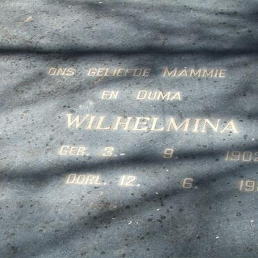 JOOSTE Wilhelmina 1902-1980