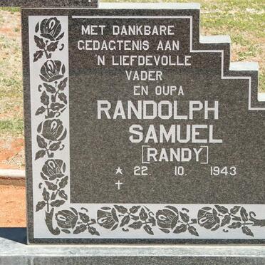 JONKER Randolph Samuel 1943-