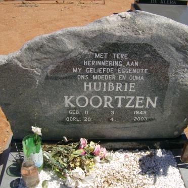 KOORTZEN Huibrie 1949-2003